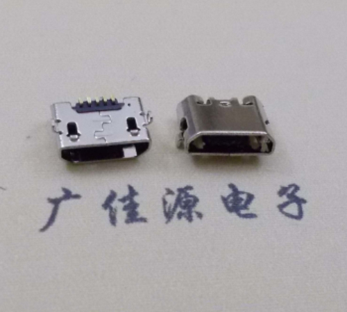 MICRO USB反向5P母座直边