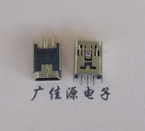 直插mini usb接口母座