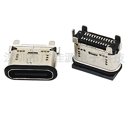 锌合金防水USB 3.1 TYPE-C母座