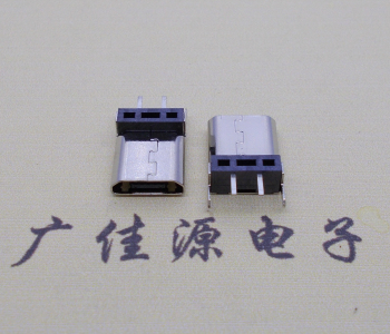 无卷边180度铆合式micro 2p直插母座H=9.3、10.0、10.5、11.5mm