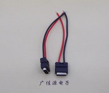 防水type c2p母座焊线式带线型防水IPX7仅充电功能带端子座/不带端子座