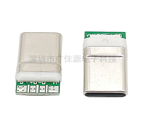 TYPE C插针式24PIN拉伸白色哑镍P2156K